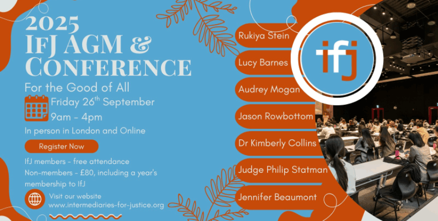 Pupil Lucy Barnes to speak at 2025 Intermediaries for Justice conference on 26th September 2025